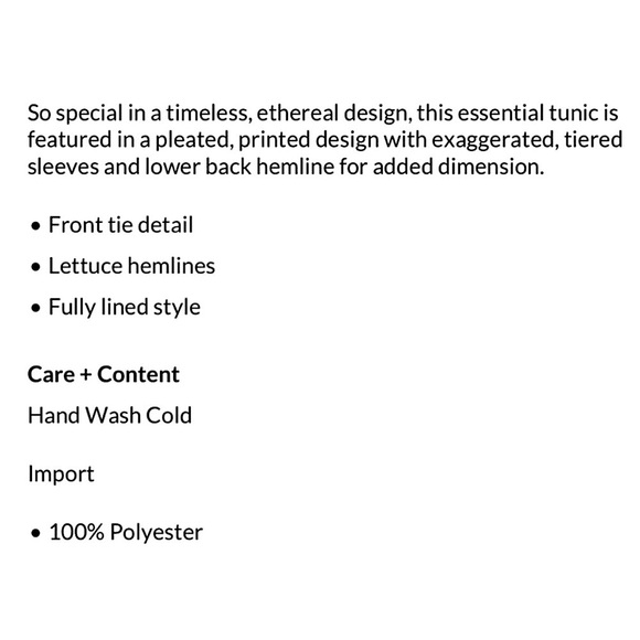 NEW FREE PEOPLE Blue Floral Tie Neck Bell Sleeve Tunic Blouse Oversized X-Small - Picture 3 of 5